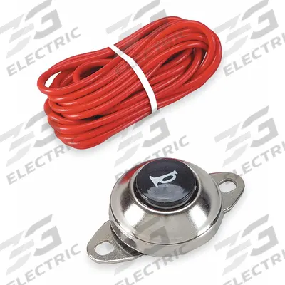 WOLO Horn Button Switch Kit: 2 3/4 in Lg (In.), 1 5/8 in Wd (In.) - Horn Accessories