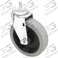 APPROVED VENDOR Stem Caster: Swivel, 5 in Wheel Dia., 1 1/4 in Wheel Wd, Polyurethane, 1 in Stem Lg (MPN 32J871). Key specifications — Brand: APPROVED VENDOR; Thread Size: 3/8"-16; Roll Up: Swivel.