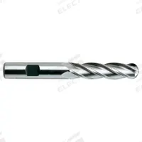 YG-1 Ball End Mill: Cobalt, TiN Coated, 4 Flute, 3/4" Mill Dia, 3" LOC, 5-1/4" OAL (MPN 44359CN)