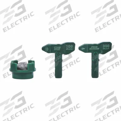 GRACO Airless Spray Gun Tip: Airless Spray Gun Tip Set, 0.01 in Tip Size - Guards for Paint Sprayers
