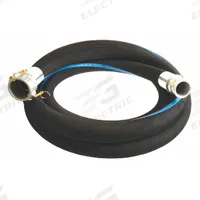 Water Suction and Discharge Hose: 2 in Hose Inside Dia., 150 psi, Black, 2 in x 2 in Fitting Size (MPN RSG200-25CE-G). Key specifications — Temp. Range: -25° to 200°F; Hose Color: Black; Brand: CONTINENTAL.