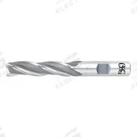 OSG Square End Mill: Cobalt, 3 Flute, 7/8" Mill Dia, 3-1/2" LOC, 5-3/4" OAL (MPN 5364100)