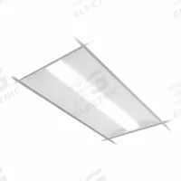 PHILIPS Recessed Troffer: 4 ft Lg, 2 ft Wd, 4,200 lm, 4000K, 33.7 W, 120 to 277V AC, No Sensor (MPN 2FGXG42B840-4-RS-UNV-DIM). Key specifications — attr1261884: 120 to 277V AC; attr1261878: PHILIPS; attr1261883: (3) Lamp T8; attr1261870: 4000K; attr1261880: Yes.
