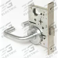 BEST Door Lockset: Passage Lever Locksets, Chrome, ADA Compliant, Interchangeable Core (MPN 45H0N3H626). Key specifications — Ligature Resistance: Not Ligature-Resistant; Brand: BEST; Lockset Function ANSI Code: F01; Visual Indicator Message: No Message; Lockset Style: 40H Rose; ADA Compliant: Yes; Finish: Satin Chromium-Plated : Stainless Steel.