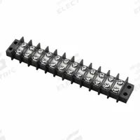 IDEAL Terminal Strip: 12 Poles, 22 AWG – 12 AWG For Wire Sizes, 25 A Max Current (MPN 89-412). Key specifications — Brand: IDEAL; For Maximum Wire Size: 12 AWG; For Minimum Wire Size: 22 AWG; Cover Included: No.