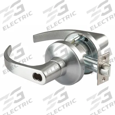 ABILITY ONE Door Lockset: Classroom Security Lever Locksets, Chrome