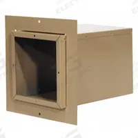 EMPIRE Siding Vent Kit: Compatible with Wall Furnaces, Side Outlet Kit, Surface, Steel (MPN SOK1). Key specifications — Product Type: Venting For Gas Heaters; Compatible with Product Type: Wall Furnaces; Mounting Type: Surface; Opening Dimensions - H x W x D: 2 in x 3-1/4 in x 2 in; Vent Type: Side Outlet Kit; Brand: EMPIRE; Material: Steel.