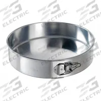 CHICAGO METALLIC Cake Pan: Springform Cake Pan Pan, Aluminum, Uncoated, 12 1/2 in Overall Dia (MPN 40412). Key specifications — Bead Closure: Closed Bead; Coating: Uncoated; Pan Style: Springform Cake Pan; Perforation: Solid; Brand: CHICAGO METALLIC; Color: Silver; Material: Aluminum; NSF Certified: No.