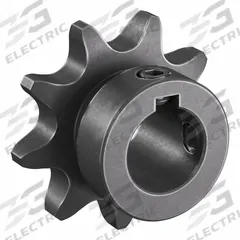 TSUBAKI Single Strand Sprocket: 40, For 1/2 in Chain Pitch, 5/8 in Bore Dia, 9 Teeth, Steel (MPN 40B9F-5/8). Key specifications — Brand: TSUBAKI.