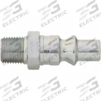 HANSEN Quick Connect Hose Coupling: 1/4 in Body Size, 1/8 in Hose Fitting Size, 1/8" -27 Thread Size (MPN 2607). Key specifications — Brand: HANSEN; Thread Size: 1/8" -27; Coupling Locking Type: Sleeve; Hose Fitting Gender: Male.