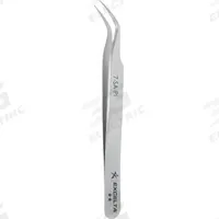 EXCELTA Tweezers: Stainless Steel, Point, Curved Tip (MPN 7-SA-PI). Key specifications — attr1002355: Stainless Steel; attr1002345: EXCELTA; attr1002348: Stainless Steel; attr1002358: Smooth; attr1002361: 7-SA; attr1024781: Standard.