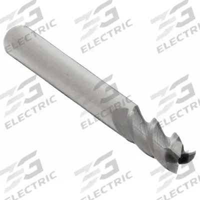 CLEVELAND Square End Mill: Carbide, 3 Flute, 1/8" Mill Dia, 3/8" LOC, 1-1/2" OAL (MPN C60617) - Carbide Square End Mills for Aluminum