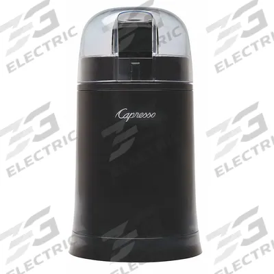 CAPRESSO Coffee and Spice Grinder: 0.2 lb Capacity, Single Hopper, Black - Coffee & Spice Grinders