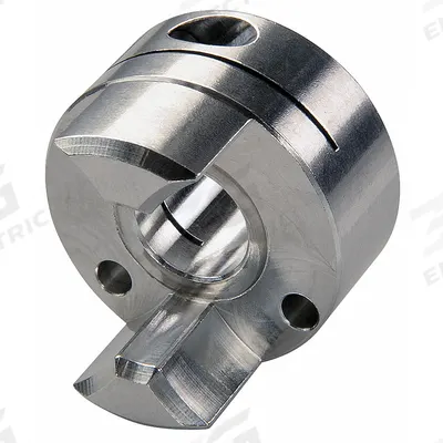 RULAND MANUFACTURING Jaw Coupling Hub: JC16 Coupling Size, 1 in Outside Dia, Inch, Aluminum - Zero-Backlash Curved Jaw Coupling Hubs