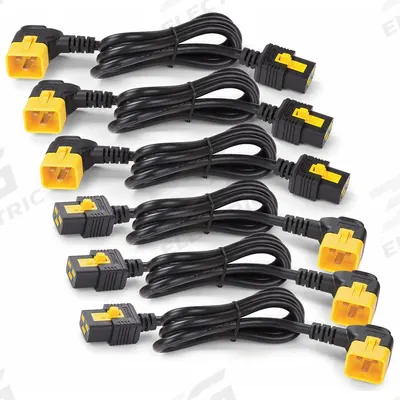 APC BY SCHNEIDER ELECTRIC Power Cord: 4 ft Lg, 3/14, Locking C20 Plug, Locking C19 Receptacle - Electronic Equipment Power Cords