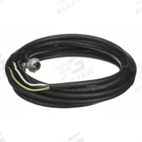 FOSTORIA Field Installed Cable Kit: 600V AC, 25 ft Cable Lg, Cable Grip/Wire Sleeves, Black (MPN SO 14/3). Key specifications — Includes: Wire Sleeves; Voltage: 600V AC; Brand: FOSTORIA; For Use With: FSP-9557-3.