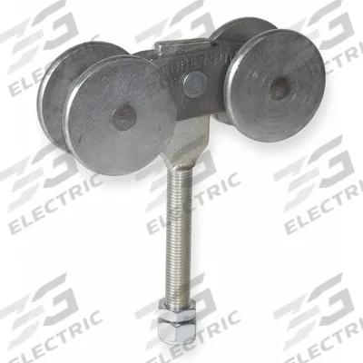 PEMKO Hanger: 8 7/16 in Lg, 2 1/4 in Wd - Hanging Door Rollers