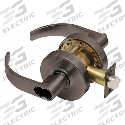 DEXTER Door Lockset: Storeroom Lever Locksets, Bronze, ADA Compliant