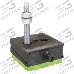 AIRLOC Vibration Isolator Pad: Buna-N, 4 17/32 in Lg, 4 17/32 in Wd, 2 13/64 in Ht, Smooth (MPN 1.31202.56). Key specifications — Isolator Material: Buna-N; Brand: AIRLOC; Thread Size: M16.
