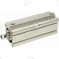 SMC Compact Cylinder: 40 mm Bore Dia, 100 mm Stroke Lg, Tapped Hole Mounting, Aluminum, 1/8 in NPT (MPN NCDQ2A40-100DMZ). Key specifications — attr946022: Tapped Hole; attr946024: Single Rod; attr946038: NCQ2; attr1123057: Rotating Rod; attr945997: SMC.