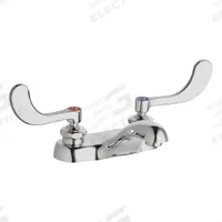 CHICAGO FAUCETS Low Arc Bathroom Faucet: 802, Cast Brass, Polished Chrome Finish, 2.2 gpm Flow Rate (MPN 802-317ABCP). Key specifications — Includes: Mounting Hardware; Brand: CHICAGO FAUCETS; Series: 802.