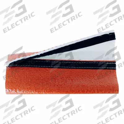 AEROQUIP Aerostyle Pyrojacket: Silicone Rubber, 2 in Dia, 25 ft Lg - Heat & Flame Resistant Hose Sleeves