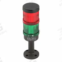 WERMA Tower Light Assembly: 2 Tier, Green/Red, No Sounder Tier, 242 mm Overall Ht, 70 mm Overall Dia (MPN 64924006). Key specifications — Manufacturer Part Number: 64924006; Brand: WERMA; Operating Voltage: 24V AC/DC; Light Tier Color: Red.