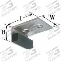 Door Stop: Wall - Mounted, 1 1/2 in Wd, 1 in Overall Ht, Nickel (MPN 488.15). Key specifications — Product Type: Door Stop; Brand: ROCKWOOD; Color: Gray.