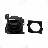 EATON Selector Switch: 30 mm Panel Mounting Size, 3 Positions, Short Lever, 2NO, Metallic (MPN E34VHBK1-2X). Key specifications — AC Contact Rating: 10 A @ 600 V; Action: Maintained/Maintained/Maintained; Cam: 3; DC Contact Rating: 5 A @ 250 V; Hazardous Location Specification: Not Rated; Operator Head Material: Polymer; Operator Head Type: Short-Handled Knob; Operator Illumination: Non-Illuminated.