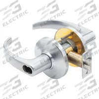 BEST Door Lockset: Passage Lever Locksets, Chrome, ADA Compliant, LFIC (MPN 9K37IN14CS3626). Key specifications — Ligature Resistance: Not Ligature-Resistant; Brand: BEST; Lockset Function ANSI Code: F75; Visual Indicator Message: No Message; Lockset Style: 9K Curved Return Lever; ADA Compliant: Yes; Finish: Satin Chromium-Plated : Zinc.
