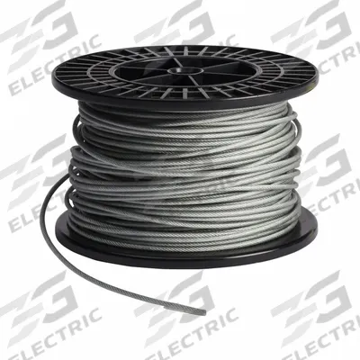 BRADY Cable Lockout: Cable Only, Includes Cable, Steel, 164 ft Cable Lg