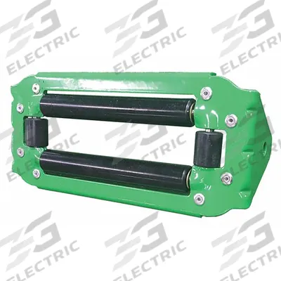 SPEEDAIRE Roller Guide: For RHA Series Reel Series, Nylon, Green, Steel, For 9 5/8 in Reel Wd - Roller Guide Assemblies for Spring-Return Hose Reels