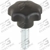 KIPP Hand Knob: 7 Point, Plastic w/ Steel Thread, 1/4"-20 Thread, 20 mm Thread Lg, 25 mm Dia (MPN K0155.4A2X20). Key specifications — Brand: KIPP.