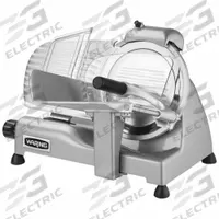 Food Slicer: 8.5 in Blade Dia, 9/16 in Max Slice Thick, 3/4 hp Horsepower, 1.1 A Current, WCS220SV. Key specifications — Brand: WARING COMMERCIAL; Includes: Sharpener; Voltage: 120V AC; Manufacturer Part Number: WCS220SV.