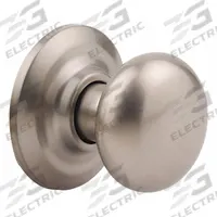 YALE Door Lockset: Dummy Knob Locksets, Nickel (MPN D3506N). Key specifications — Lockset Style: Cambridge Knob.