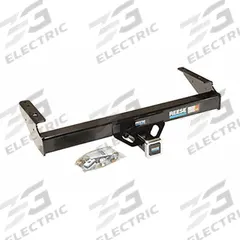 REESE Step Bumper Receiver: IV, 7,500 lb Gross Trailer Wt Capacity, 750 lb Tongue Wt, Steel (MPN 36025). Key specifications — Finish: Powder Coated; Drilling Required: Yes; Vehicle Make: Ford; Vehicle Model: D250; Brand: REESE.