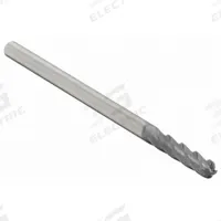 WIDIA HANITA Ball End Mill: Carbide, TiAlN Coated, 4 Flute, 1/8" Mill Dia, 3/4" LOC, 3" OAL (MPN I4B0125T075X)