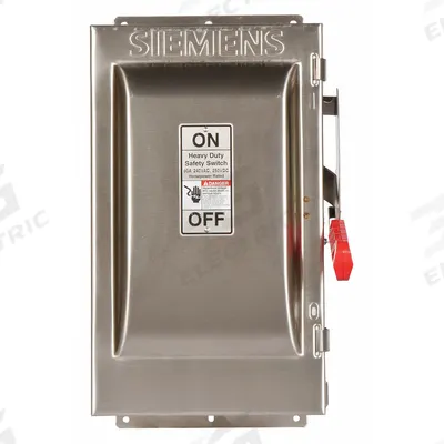 Siemens Safety Switch: Fusible, 60 A, Single Phase, 240V AC, 304 Stainless Steel - Fusible Safety Switches