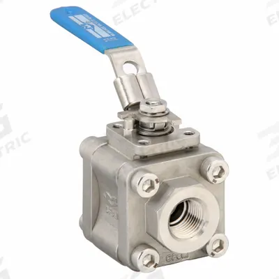 MILWAUKEE VALVE Manual Two-Way Ball Valve: 1/2 in, Stainless Steel, Straight - Vented Ball Stainless Steel Ball Valves