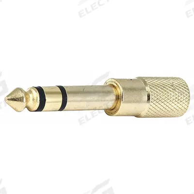MONOPRICE Audio Adapter: (1) 1/4 in Stereo Male x (1) 3.5 mm Stereo Female Adapter - Analog & Digital Audio Splitters & Adapters