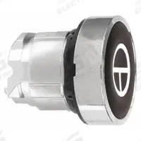 SCHNEIDER Flush Push Button: Black, 22 mm Mounting Size, Metallic, Momentary (MPN ZB4BA245). Key specifications — Brand: SCHNEIDER; Action: Momentary; Legend: T; Series: XB4; Push Button Material Type: Metallic.