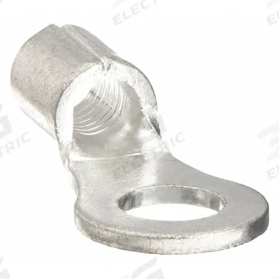 PANDUIT Ring Terminal: Bare, #10 Stud Size, 14 AWG to 10 AWG Wire Sizes - Non-Insulated Ring Terminals