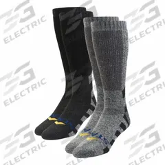 STABIL Socks: Crew, Unisex, Black/Gray, Cotton/Nylon/Polyester/Spandex (MPN 13709). Key specifications — Socks Primary Material: Nylon; Brand: STABIL; Color: Black.