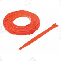 VELCRO BRAND Perforated Back to Back Strap: 8 in Lg, 2.00 in, 0.75 in Wd, Orange, 900 PK (MPN 176045). Key specifications — Max. Bundle Dia.: 2.00 in; Material: Polypropylene; Color: Orange; Brand: VELCRO BRAND.