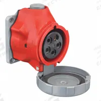 HUBBELL Pin and Sleeve Receptacle: Red, 200/346 to 240/415V AC/220/380 to 240/415V AC, Three Phase (MPN HBLS530R6W). Key specifications — Brand: HUBBELL.