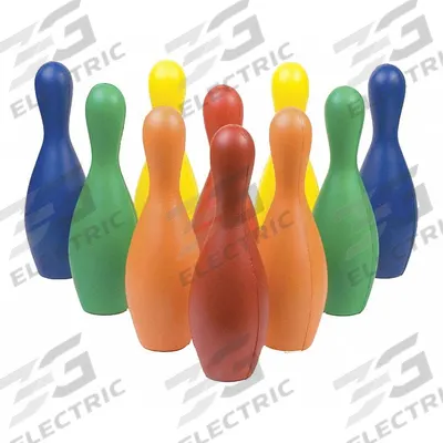 CHAMPION SPORTS Bowling Pins: (10) Bowling Pins, 10 Targets - Floor Bowling
