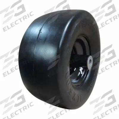 MARASTAR Caster Wheels: 11 in Wheel Dia., 5 3/16 in Wheel Wd, Polyurethane - Adjustable Hub Length Flat-Free Polyurethane Foam Wheels