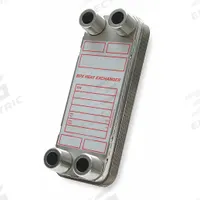 Heat Exchanger: 415,000 BtuH Water / 62,500 BtuH Oil, 50 gpm, 10.68 sq ft, Copper Braze (MPN BP412-40-LCA). Key specifications — Brand: BELL & GOSSETT.