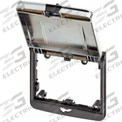 MURRELEKTRONIK Modlink double frame: 2-Way Mounting Frame, Black Nylon Housing, Gray ABS Lid, IP65 (MPN 4000-68523-0000001). Key specifications — Brand: MURRELEKTRONIK; IP Rating: IP65; Product Type: Frame with Cover; Color: Black; Material: Nylon; Compatible Inserts: Modlink MSDD Panel Interface Inserts; Housing Type: 2-Way Mounting Frame.
