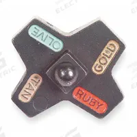 THOMAS & BETTS Upper and Lower Crimping Die: 1 to 3/0 AWG Aluminum, Copper & Aluminum Connectors (MPN 13457). Key specifications — attr511073: Copper & Aluminum Connectors; attr511072: Code; attr473934: THOMAS & BETTS; attr511065: Color-Keyed; attr511069: Ruby; attr542116: 1 to 3/0 AWG Aluminum; attr511067: TBM5S.